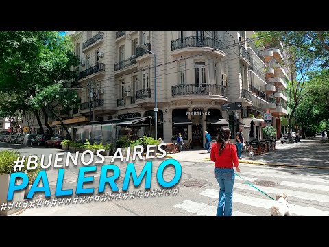 Recorriendo PALERMO ZONA PLAZA GÜEMES y ALTO PALERMO | BUENOS AIRES | ARGENTINA | 4K Walking Tour