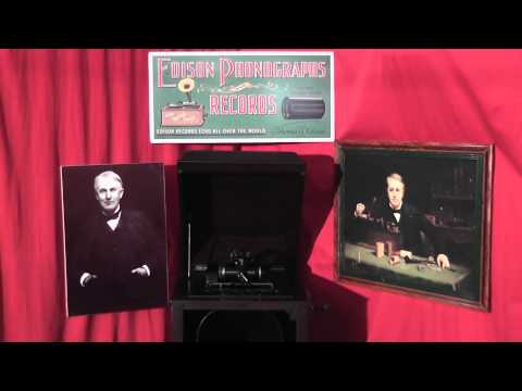 Edison blue amberol cylinder 1776 - God Be With You Till We Meet Again by Edison Mixed Quartet