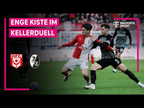 Hallescher FC - Sport-Club Freiburg II, Highlights mit Live-Kommentar | 3. Liga | MAGENTA SPORT