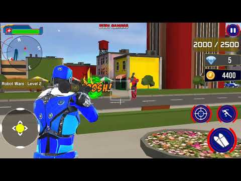 Police Truck Robot Game#2 - Robot War  - Android Gameplay