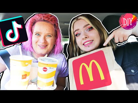 XXL McDonald's FOOD HACKS | TIKTOK MENU im TEST | Road Trip Eva & Katja
