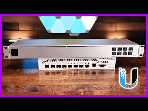 Maršrutizatorius UBIQUITI USW-Aggregation UniFi valdomas jungiklis 8x SFP+ 160 Gbps perjungimo talpa Layer2 be ventiliatoriaus video