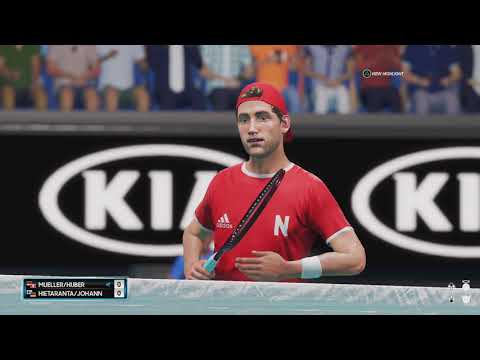 Husker Tennis Video Game Dario Huber Calvin Mueller vs Roni Hietaranta Lars Johann