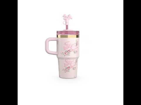 Термос термокружка Stanley Quencher H2.0 Tumbler из нержавеющей стали 0,59 л Roza Beaux Blue KT6007863 - фото 1 - id-p2679759727