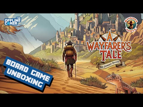 🗺️⚔️ A WAYFARER'S TALE: THE JOURNEY BEGINS Unboxing – Roll & Write Adventure Awaits! 💎🎲