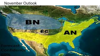 November and December Temperature Outlooks