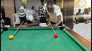 Ibrahim Kayanja Vs Caesar Chandiga.   SURE LOUNGE LAST MAN STANDING MONTHLY COMP. ROUND 2- RACE TO 9