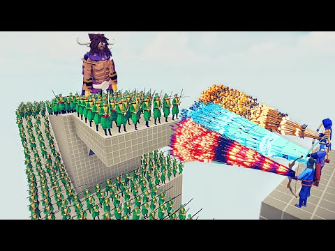 100x ZORO + GIANT KAIDO vs 3x EVERY GOD - Totally Accurate Battle Simulator TABS