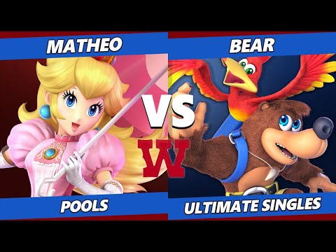 WANTED S4 C3 - MaTheo (Peach) Vs. Bear (Banjo) SSBU Ultimate Tournament
