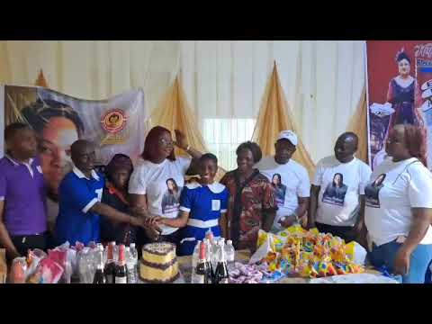 Cutting of the Birthday Cake by the Management & Students of School for the Blind, Afara Umuahia