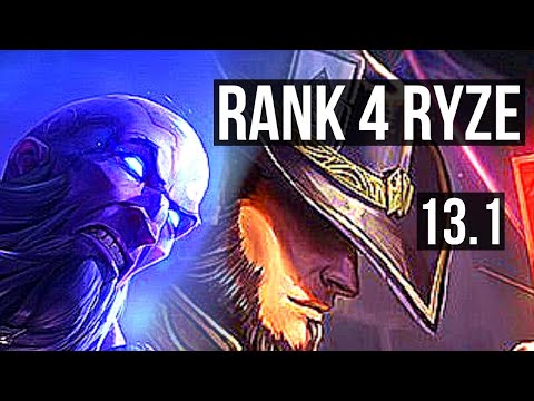 RYZE vs TWISTED FATE (MID) | Rank 4 Ryze, 5/2/13 | KR Master | 13.1