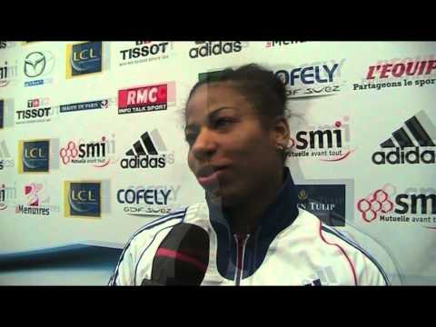 Fanny Estelle Posvite aux Championnats d'Europe