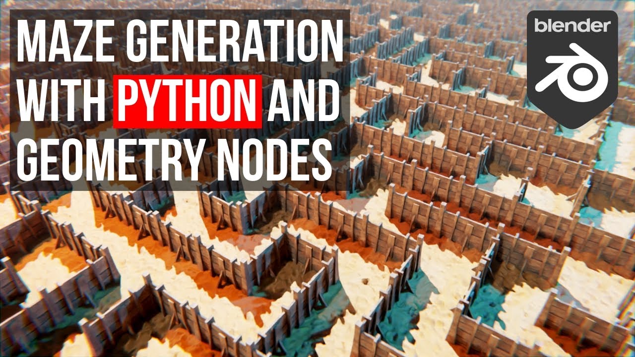 Generate Mazes In Blender With Python