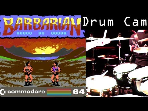 Fastloaders - Barbarian | Commodore 64 | Drum Cam (Live)