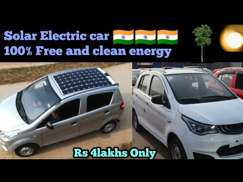Solar hybrid electric car
