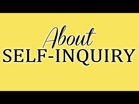 How to Do Self-Inquiry
