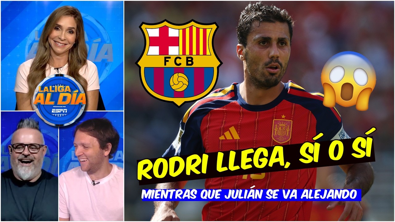 Rodri VA A SER jugador del BARCELONA pero Julián ÁLVAREZ NO 😱 | La Liga Al Día