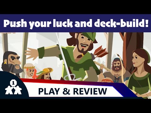 Push your luck and deck-build! | Rescuing Robin Hood play and review | One Stop Co-Op Shop
