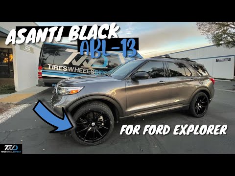 Ford Explorer - 22"x10.5" Asanti Black ABL-13//Lexani LX Twenty 305-35ZR22