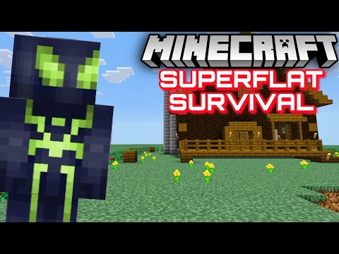 Ironsmashweb - The Beginning SUPERFLAT SURVIVAL! - Minecraft Bedrock