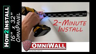 OmniWall Installation Instructions (16" X 32" Vertical)