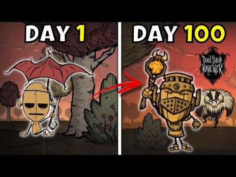 I Survived 100 Days in Don't Starve Together Alone...