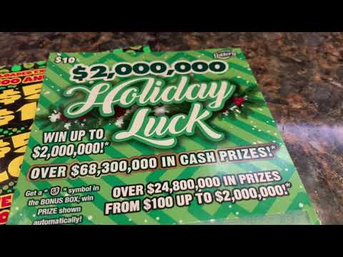 HOLIDAY LUCK NEW TICKET VS BLOWOUT!!! Florida scratch off tickets winner 💵💵💵