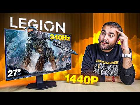 Best 1440p (27 inch) Monitor under ₹20,000/- 🤯 | Lenovo LEGION 27Q-10