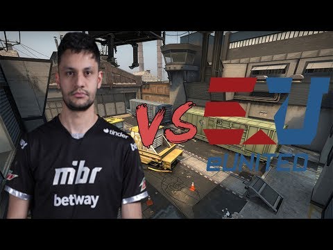 CSGO: POV MiBR fer vs eUnited (28/21) train @ ESL Pro League Season 8 NA