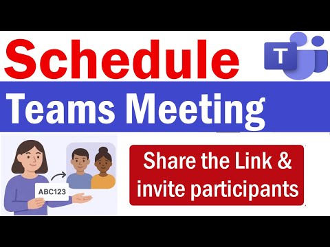 How to Schedule a Microsoft Teams Meeting | How To Create Teams Meeting Link and Invite Someone