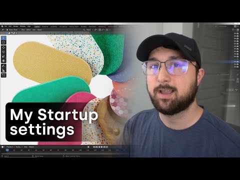 My Custom Blender Startup Settings for performance and workflow improvement in Blender 3.2