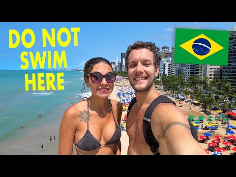 BRAZIL'S MOST DANGEROUS BEACH 🇧🇷 RECIFE & OLINDA