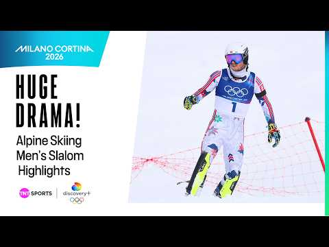 FINAL RUN DRAMA & HEARTBREAK 💔 | Alpine Skiing Men's Slalom | Winter Olympics 2026