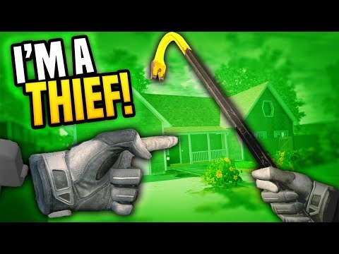 BECOMING A THIEF IN VIRTUAL REALITY - Thief Simulator VR Gameplay!