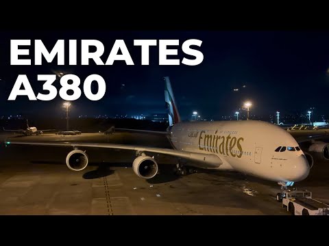 We flew to Dubai onboard Emirates' A380!