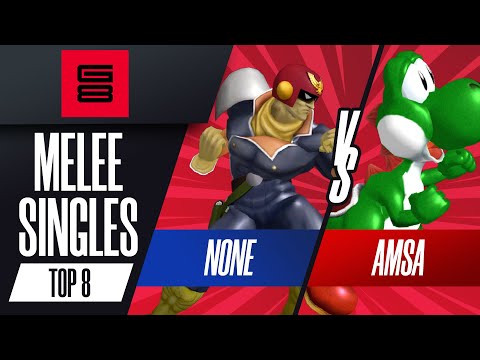 None vs aMSa - Top 8 Melee Singles - Genesis 8 | Captain Falcon vs Yoshi