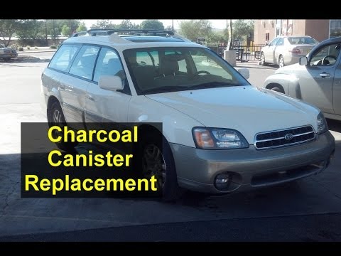 Evaporator system charcoal canister replacement, Subaru Outback - VOTD
