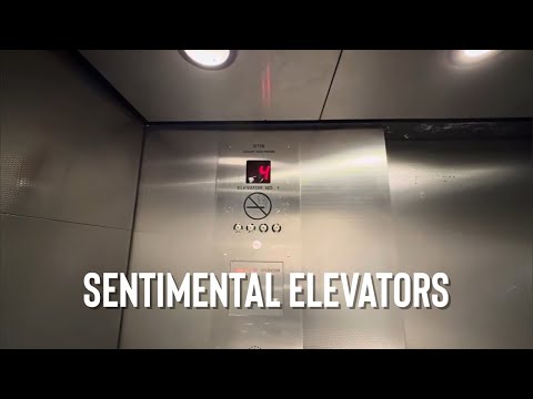 Modded 1965 Otis Black Button Traction Elevators at Central Plaza Garage Portland, OR