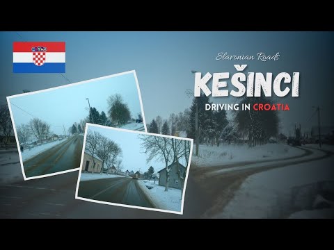 Kešinci – Winter Drive Through a Peaceful Slavonian Village (January 8, 2024)