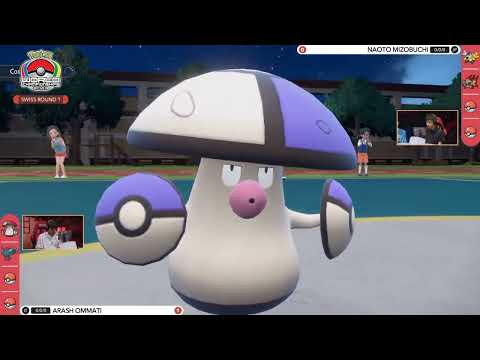 ポケモンWCS2023 - Arash Ommati選手 vs Naoto Mizobuchi選手【ポケモンワールドチャンピオンシップス2023ゲーム部門マスターリーグ】