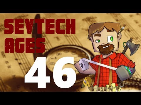 1.12 Modded Minecraft SevTech Ages: Episode 46: Portal Search and Armor!