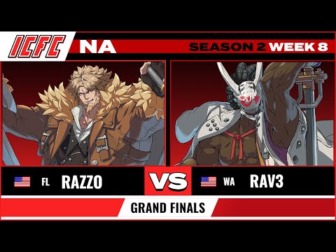 Razzo (Leo) vs Rav3 (Nagoriyuki) Grand Finals - ICFC GGST NA Season 2 Week 8