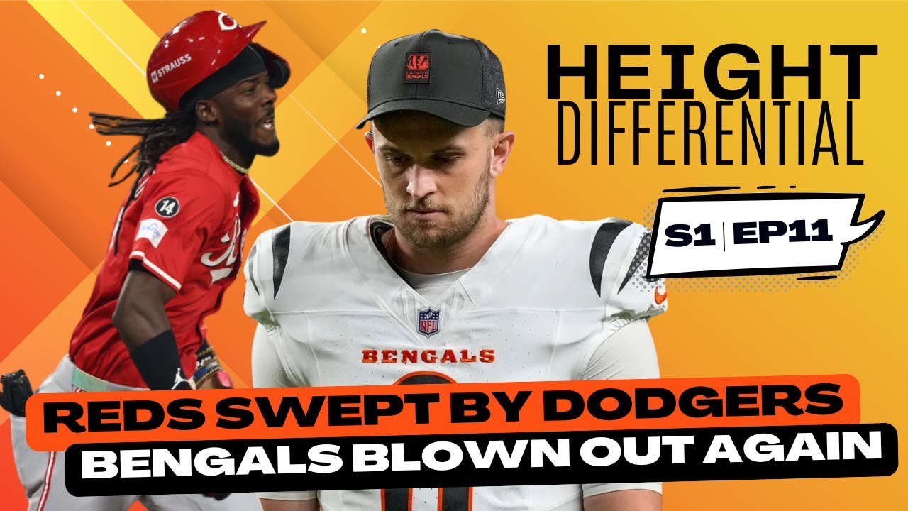 Reds Swept by Dodgers & Bengals Blown Out Again