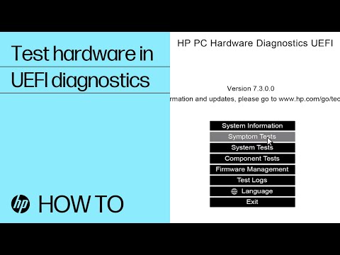 Test Your HP Computer Hardware Using HP PC Hardware Diagnostics UEFI | HP Computers | HP Support