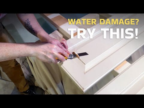 Super Easy Fix for Water Damage on MDF!