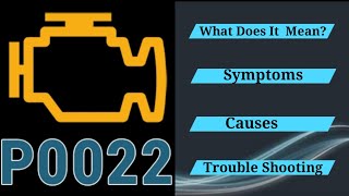 dtc p0022 quickly Fix