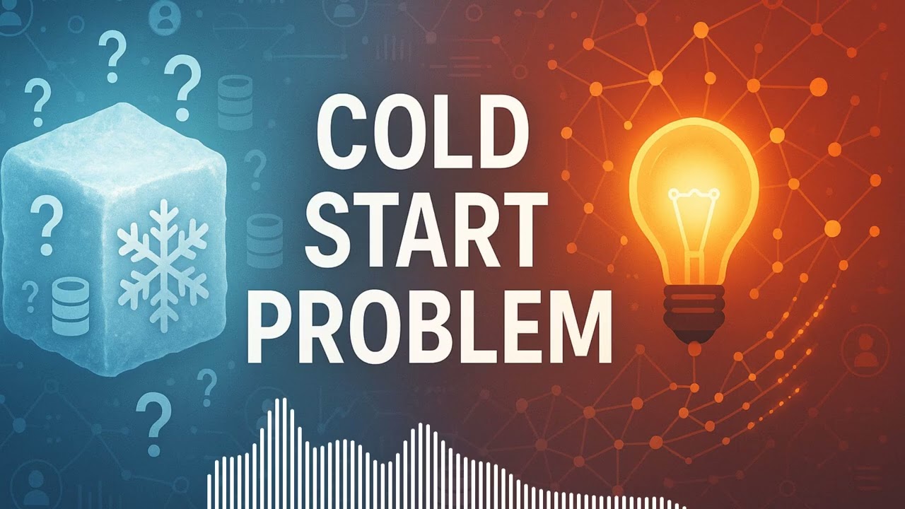 🔥 من الصفر إلى الذكاء — لغز البداية الباردة  Cold Start في الذكاء الاصطناعي ❄️