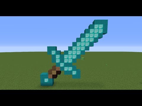 Elmas Kılıç Heykeli Yapımı - 169.Bölüm - Minecraft Rehberi