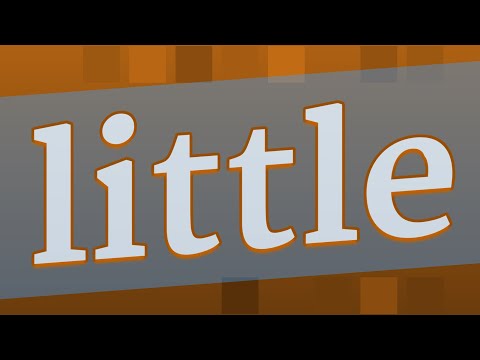 LITTLE pronunciation • How to pronounce LITTLE