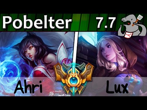 Pobelter - Ahri vs Lux - Mid - Challenger S7 | 26